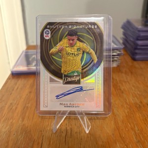 Panini Prestige EFL 2020-21 Max Aarons Norwich Shutter Signatures Auto SS-MA for sale on Ebay
