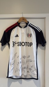 Signed Official Fulham 23/24 Home Shirt for sale on Ebay