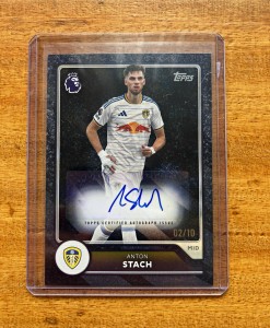 Topps Flagship Premier League 26/27 Anton Stach Leeds Auto 02/10 for sale on Ebay