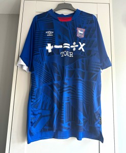 Authentic Ipswich Town 2022/23 Home Football Shirt Umbro Ed Sheeran Size 3XL for sale on Ebay