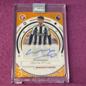 Topps Pristine 2026 Lewis Miley Pristine Auto /25 Encased Newcastle United  for sale on Ebay