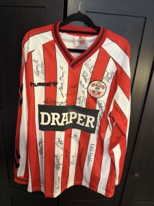 Original Match Worn Hummel Southampton 1989/1990 Home Shirt Mens Large for sale on Ebay