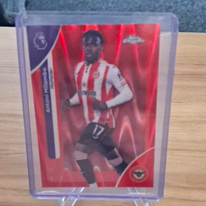 topps chrome premier league antoni milambo brentford red /5 Colour Match for sale on Ebay