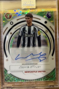Topps Pristine 2026 Lewis Miley Pristine Autograph /10 Green Encased Newcastle  for sale on Ebay