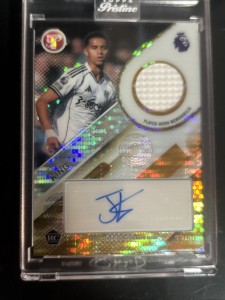 2026 Topps Pristine Premier League Josh King Rookie Patch Auto /50 Fulham RC for sale on Ebay