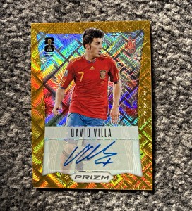 Panini 2026 Prizm FIFA World Cup David Villa Spain #12-DV Auto 07/10 for sale on Ebay