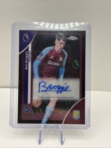 Ben Broggio 09/10 Black RC Auto 2026 Topps Chrome Premier League Aston Villa for sale on Ebay