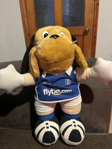 Birmingham City Beau Brummie Soft Toy Football Mascot Official Merchandise for sale on Ebay