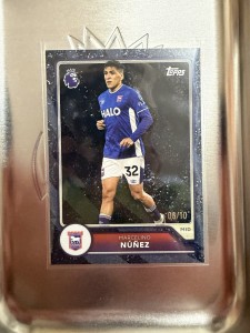 Topps Premier League Marcelino Núñez Ipswich Town #281 Parallel 06/10 for sale on Ebay