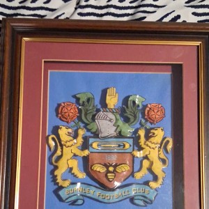 Burnley Football Club Crest Framed Print Picture - Football Prints for sale on Ebay