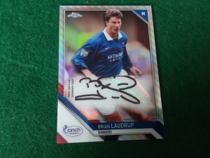 BRIAN LAUDRUP - RANGERS OFFICIAL AUTOGRAPH signed Topps Football Trading Card for sale on Ebay