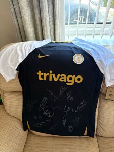 Nike Chelsea FC Trivago Multi-Signed Football Shirt w/ Private COA for sale on Ebay