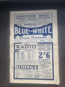 Manchester City V Aston Villa AVFC PRE WAR  Programme Div 1.  7/ 12/1935 MCFC for sale on Ebay