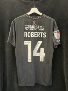  BURNLEY FC CONNOR ROBERTS MATCH WORN SHIRT VS COVENTRY W/COA + SIGNED for sale on Ebay
