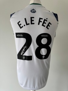 Signed ENZO LE FEE Shirt - Sunderland Play Off Final Promotion Shirt - PROOF/COA for sale on Ebay