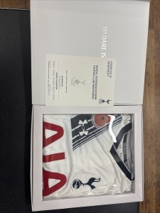 Harry Kane Signed Tottenham  Special Edition Poppy Shirt for sale on Ebay
