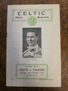 Celtic Vs Falkirk 30th October 1954 Football Programme for sale on Ebay