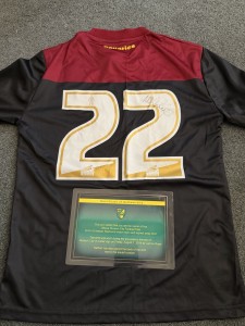 Norwich City 2014/15 Nathan Redmond Match‑Worn & Signed Away Shirt + COA for sale on Ebay