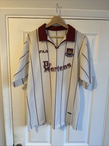 West Ham United Fila 3rd Kit Dr. Martens Unisex Shirt for sale on Ebay